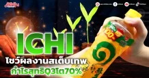 ICHI พุ่งให้สุดแล้วหยุดที่ All Time High ทั้งรายได้-กำไร ในรอบ 30 ไตรมาส นักลงทุนยิ้มรับปันผลระหว่างกาล 0.50 บ./หุ้น แถมปรับเพิ่มเป้ายอดขาย 7,800 ล้านบาท ลุ้นกำไรโตแตะพันล้านในรอบ 9 ปี