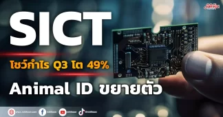 SICT โชว์กำไรQ3โต49% Animal IDขยายตัว