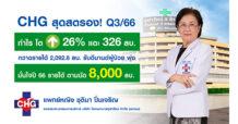 CHG สุดสตรอง! Q3 ฟันกำไร 326 ล้านบาท พุ่ง 26%