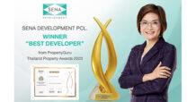 SENA คว้ารางวัลใหญ่ Best Developer จากงาน PropertyGuru Thailand Property Award ครั้งที่ 18