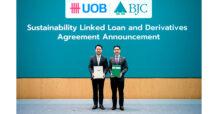 BJCรับการสนับสนุนสินเชื่อที่เชื่อมโยงกับความยั่งยืนจากยูโอบี วงเงินกว่า 7,200 ล้านบาท เพื่อขับเคลื่อนสู่เป้าหมาย Net Zero ภายในปี 2593