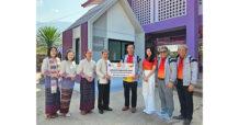 ‘ตราเพชร’ ทำกิจกรรม CSR มอบอาคารอเนกประสงค์ให้โรงเรียนบ้านสะปัน จ.น่าน