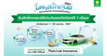 มหาสงกรานต์ 2567 แฮปปี้ทุกการเดินทาง  ประกันภัยไทยวิวัฒน์ มอบความห่วงใย ให้ทดลองใช้ฟรี! ประกันรถเปิดปิด 3+  ทุน 100,000 บาท คุ้มครองนาน 1 เดือน