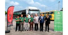 NEX เครื่องร้อน! ร่วมมือกับ “บมจ. ทิปโก้แอสฟัลท์ จำกัด” ใช้รถหัวลากไฟฟ้า EV Tractor 423 kWh เพื่อขนส่งวัตถุดิบจากแหลมฉบังสู่โรงงาน จ.นครราชสีมา ชูระบบขนส่ง Green Logistics ที่เป็นมิตรต่อสิ่งแวดล้อม