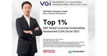 VGI ครองอันดับ 1 ของโลกด้านความยั่งยืน 2 ปีซ้อน ในอุตสาหกรรมสื่อ ภาพยนตร์ และความบันเทิง จาก S&P Global