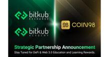 Bitkub Exchange และ Bitkub Academy ประกาศความร่วมมือกับ Coin98 ผนึกกำลังกระจายความรู้เทคโนโลยีการเงินแบบกระจายศูนย์ (DeFi) และ Web 3