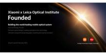 เสียวหมี่ร่วมกับไลก้าจัดตั้ง ‘Xiaomi x Leica Optical Institute’  รุกบุกเบิกความก้าวหน้าด้านนวัตกรรมในการถ่ายภาพด้วยมือถือ