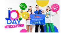 อนันดาฯ เอาใจคนเมืองจัดโปรเด็ด “ANANDA JOY DAY SUPER DEAL” บุกงานมหกรรมบ้านและคอนโด