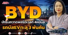 BYD  ปักธงกวาดพอร์ตเวลท์ 4หมื่นล.  รถบัสEVทะลุ 3 พันคัน