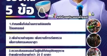 “สงกรานต์” คุมเข้ม รัฐวางแนวทาง ป้องกัน 5 ข้อ