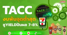 TACC งบพ้นจุดต่ำสุด ชูYieldปันผล 7-8%