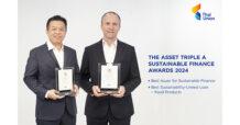 ไทยยูเนี่ยนคว้า 2 รางวัลใหญ่จาก The Asset Triple A Sustainable Finance Awards 2024