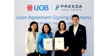 ยูโอบีสนับสนุนสินเชื่อกว่า 1 พันล้านบาทร่วมพัฒนาโครงการมิกซ์ยูสแห่งแรกของปรีดา เรียล เอสเตส
