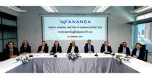 ANANDA จัดประชุมสามัญผู้ถือหุ้นประจำปี 2567 ในรูปแบบ E-AGM ผ่านสื่ออิเล็กทรอนิกส์