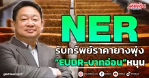 NER รับทรัพย์ราคายางพุ่ง “EUDR-บาทอ่อน”หนุน