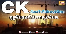 (มิติหุ้น-ข่าวเจาะ)  🔥 CK 🔥 จ่อคว้าดีลใหญ่เพียบ กูรูฟันธงกำไรทะลุ2พันล.