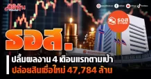 ธอส. ปลื้มผลงาน 4 เดือนแรกตามเป้า ปล่อยสินเชื่อใหม่ 47,784 ล้าน