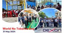DEXON ร่วมรณรงค์ วันงดสูบบุหรี่โลก 2567 เน้นย้ำ “#บุหรี่ไฟฟ้า : หยุดโกหกได้แล้ว” “Stop The lies”