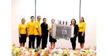 “QTC” มอบหม้อแปลงไฟฟ้าให้กับ รร.เฉลิมพระเกียรติสมเด็จพระศรีนครินทร์ ระยอง