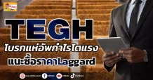(มิติหุ้น-ข่าวเจาะ) 🔥 TEGH 🔥 โบรกแห่อัพกำไรโตแรง แนะซื้อราคาLaggard