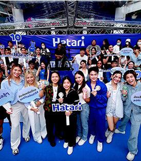 ฮาตาริ สร้างปรากฏการณ์การเชียร์สุดยิ่งใหญ่ ส่งเสียงเชียร์ไทย ลอยไกลถึงปารีส กับ “#พัดไทยให้ไกลกว่าเดิม”