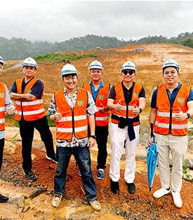 APM PST และ DAOL เยี่ยมชมโครงการอ่างเก็บน้ำคลองแอ่ง จ.ตราด