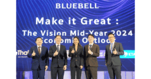 บล.บลูเบลล์ Make It Great : The Vision Mid-Year 2024 Economic Outlook ภายใต้แนวความคิดใหม่  Make It Great เพื่อก้าวอย่างมั่นคง เเละเป็นพลังมุ่งมั่นเคียงข้างนักลงทุนอย่างจริงใจ พร้อมเผยโฉมโลโก้ใหม่