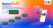 ทีทีบี เดินหน้าส่งเสริมการออมกับบัญชีดิจิทัล ttb ME save ยิ่งฝาก ยิ่งได้ ทั้งดอกเบี้ยสูงถึง 2.2% ต่อปี และรับเพิ่มคูปองสูงสุด 1,000 บาท