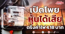 เปิดโพยหุ้นได้เสีย ตรึงค่าไฟ 4.18 บาท