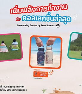 เสริมแรงบันดาลใจจากธรรมชาติ.. True Space พร้อมเติมไฟศิลปินรุ่นใหม่ จับมือ 2an_doodle ชวน “หนีงานไปเที่ยว” กับคอลเล็กชั่น ‘Co-working Escape’ ช้อปได้แล้วที่ True Space ทุกสาขา