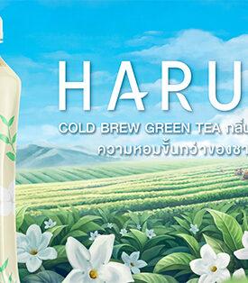 HARU Cold Brew Green Tea เปิดตัวรสใหม่ กลิ่น Jasmine ชูจุดแข็งด้วยกรรมวิธี Cold Brew ให้ความหอมขั้นกว่า และรสชาติที่นุ่ม ละมุน