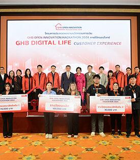 ธอส. ประกาศผู้ชนะการประกวดนวัตกรรมการเงิน “GHB Open Innovation Hackathon” พร้อมนำผลงานมาปรับใช้ เพื่อพัฒนานวัตกรรมการเงินในอนาคต