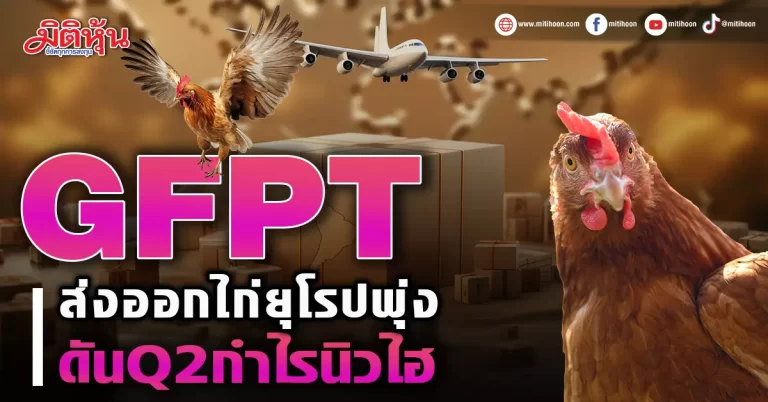 GFPT  ส่งออกไก่ยุโรปพุ่ง  ดันQ2กำไรนิวไฮ