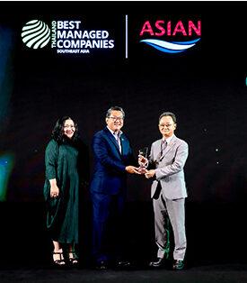 ASIAN คว้ารางวัล “Thailand Best Managed Companies 2024” ต่อเนื่องเป็นปีที่ 2