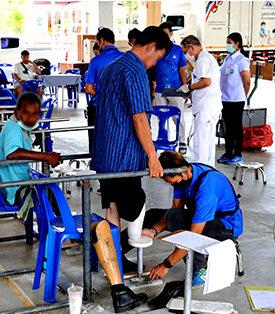 IRPC ร่วมพิธีเปิดโครงการออกหน่วยทำขาเทียมพระราชทานเคลื่อนที่ ครั้งที่ 170