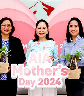 เอไอเอ ประเทศไทย จัดกิจกรรม AIA Mother’s Day 2024 ชวนคุณแม่เพื่อนพนักงานตรวจสุขภาพฟรีแทนความห่วงใยเนื่องในวันแม่แห่งชาติ
