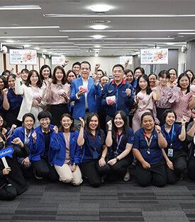 กลุ่มทิสโก้ จัดกิจกรรม “เย็บเต้ารวมใจ สู้ภัยมะเร็งเต้านม ปี 2”