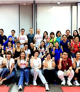 เอไอเอ ประเทศไทย จัดเวิร์คเอ้าท์ เซสชั่น สุดเอ๊กซ์ตรีม ดึงโค้ชจากสโมสรระดับโลก “ท็อตแน่ม ฮ็อตสเปอร์” จัดคลาส HIIT ให้กับพนักงาน
