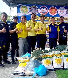 สมุทรปราการ ประสานพลัง ทัพบก ราชทัณฑ์ จิตอาสาร้อยเอ็ด ซีพีเอฟ ลงพื้นที่ลุยจับหมอคางดำทำปลาร้า