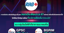 เปิดธีมหุ้นเด่น รับอานิสงส์ดอกเบี้ยลด By RHB