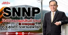 SNNP  ปังไม่หยุดผุดสินค้าใหม่   P/Eสุดต่ำ-ราคามีอัพไซด์