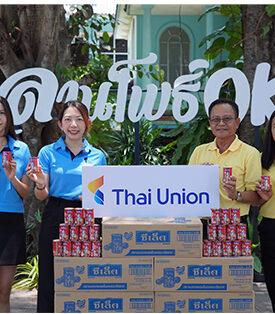 Thai Union donates canned fish to help flood victims.