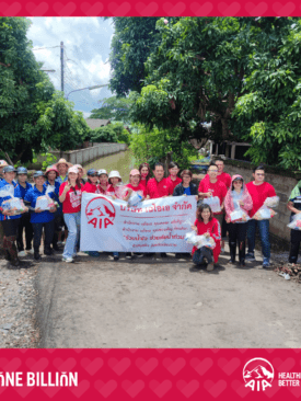 เอไอเอ ประเทศไทย เร่งมอบความช่วยเหลือผู้ประสบอุทกภัย ในพื้นที่จังหวัดภาคเหนือ