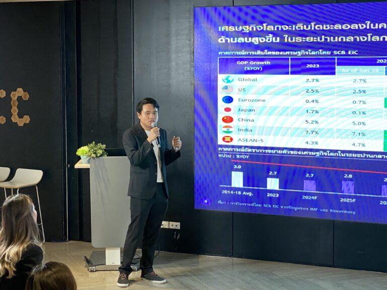 SCB EIC มองเศรษฐกิจโลก ครึ่งปีหลังชะลอ ทั้งปียังโต 2.7%