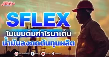 SFLEX โมเมมตัมกำไรมาเต็ม น้ำมันลงกดต้นทุนผลิต
