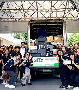 STECH ปันน้ำใจบริจาคคอมพิวเตอร์ และอุปกรณ์ไอที มูลนิธิกระจกเงา