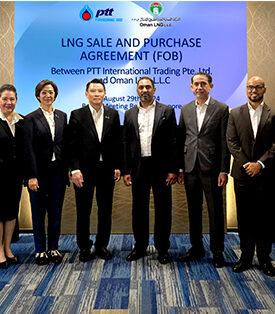 PTTT ลงนามซื้อขาย LNG ระยะยาวกับโอมาน มุ่งสร้างความมั่นคงทางพลังงานอย่างยั่งยืน