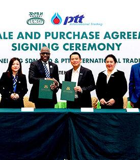 PTTT ลงนามซื้อขาย LNG ระยะยาวกับบรูไน เสริมแกร่งความร่วมมือในกลุ่มอาเซียน
