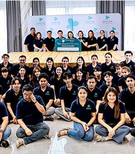 MASTER ร่วมบริจาคน้ำดื่ม ช่วยน้ำท่วม จ.เชียงราย