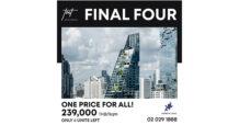 RML ส่งแคมเปญพิเศษ ‘Final Four’ 4 ยูนิตสุดท้ายที่ ‘เทตต์ สาทร ทเวลฟ์’ ราคาเดียวเพียง 239,000 บาท/ตร.ม. เฉพาะ 21-22 ก.ย.นี้เท่านั้น